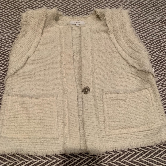IRO Jackets & Blazers - IRO Winter White Vest-
